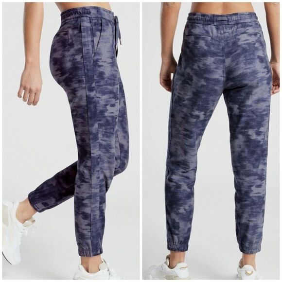 Athleta Farallon Printed Joggers (Inversion Medieval Violet) - 0 - Picture 2 of 10